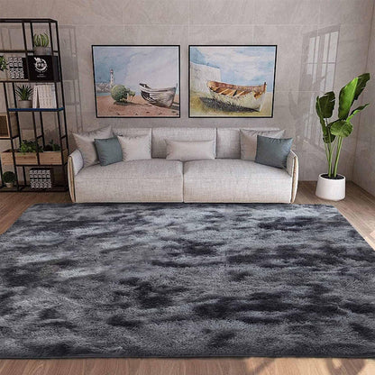 Flauschiger Rundteppich 200x200cm – Weich, Rutschfest & Modern