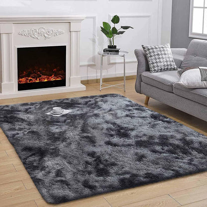 Flauschiger Rundteppich 200x200cm – Weich, Rutschfest & Modern