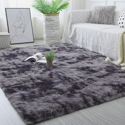 Flauschiger Rundteppich 200x200cm – Weich, Rutschfest & Modern