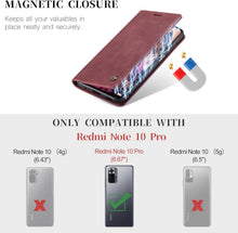 Xiaomi Redmi Note 10 Pro/Note 10 Pro Max Handyhülle Weinrot