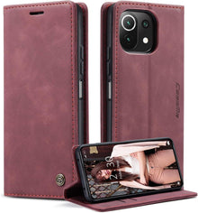 CaseMe Xiaomi 11 Lite 5G NE/ Mi 11 Lite 4G/5G Hülle Leder Flip Case