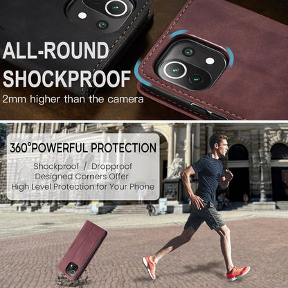 Handyhülle Xiaomi 11 Lite 5G NE 4G/5G Leder Flip Case 360° Schutz