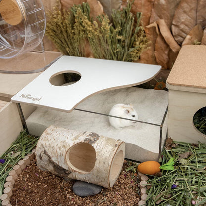 Trainingssand Hamstersandbad für syrische Zwerghamster Rennmäuse 2x1,4x2