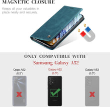 CaseMe Samsung Galaxy A52S 5G/A52 4G/5G Handyhülle Leder