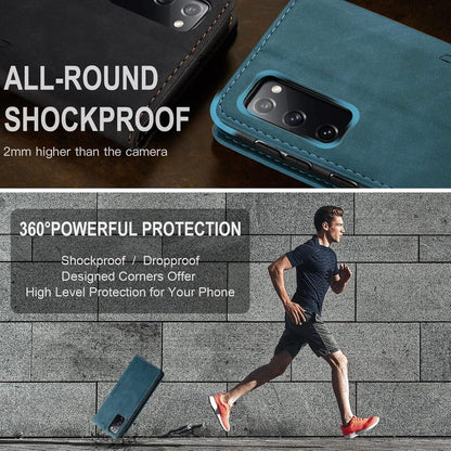Samsung Galaxy S20 FE 5G/4G Handyhülle Leder Klappbar Magnet Tasche