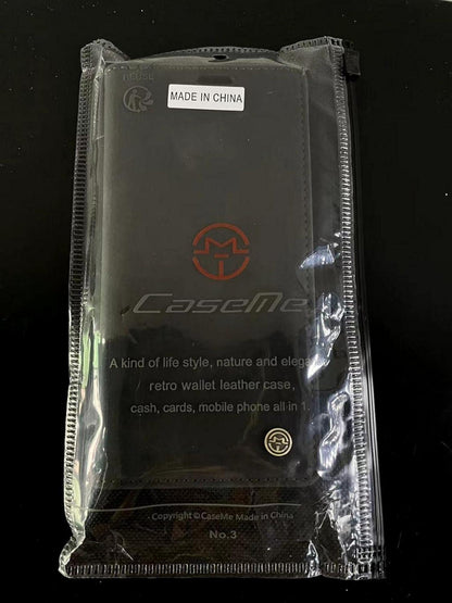 CaseMe Handyhülle Xiaomi 11 Lite Premium Leder Klapphülle Magnet Standfunktion
