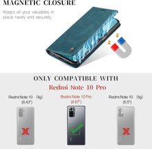 CaseMe Xiaomi Redmi Note 10 Pro/Pro Max Handyhülle Leder