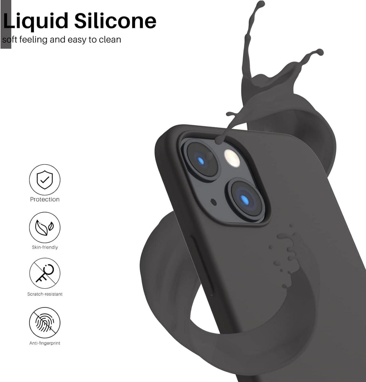 Silikon Case für iPhone 13 Mini 5,4 Zoll - Ultra Dünn - Voller Schutz