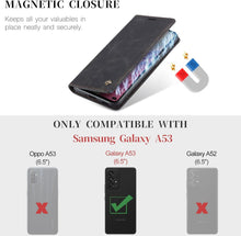 Samsung Galaxy A53 5G CaseMe Leder Klapphülle Magnet Tasche