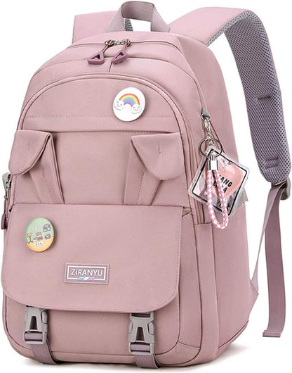 Rucksack Damen Mädchen Schulrucksack 15,6 Zoll Anti-Diebstahl Große