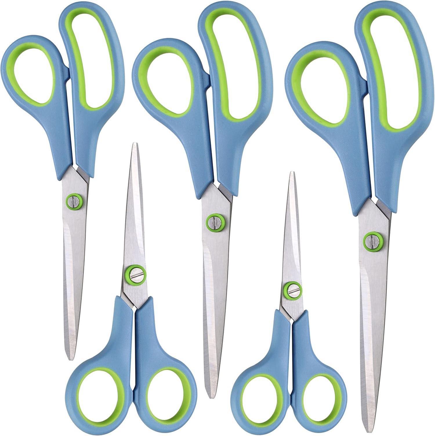 5-teiliges CCR Scheren Set mit Edelstahlklingen und Soft-Grip