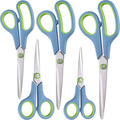 5-teiliges CCR Scheren Set mit Edelstahlklingen und Soft-Grip