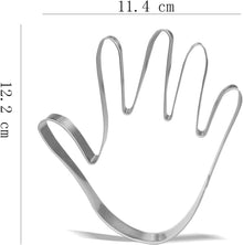 Ausstechform Handform Edelstahl 12,2cm robuster
