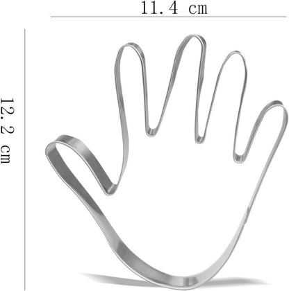 Ausstechform Handform Edelstahl 12,2cm robuster