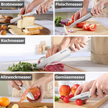 PAUDIN 5-teiliges Messerset aus Edelstahl mit ergonomischem