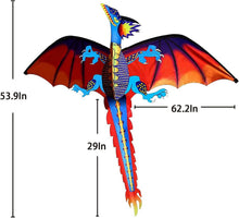 Klassischer Drachen für Kinder 55 Zoll x 62 Zoll