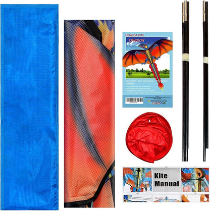 Drachen Flugdrachen Klassischer für Kinder 55 Zoll x 62 Zoll