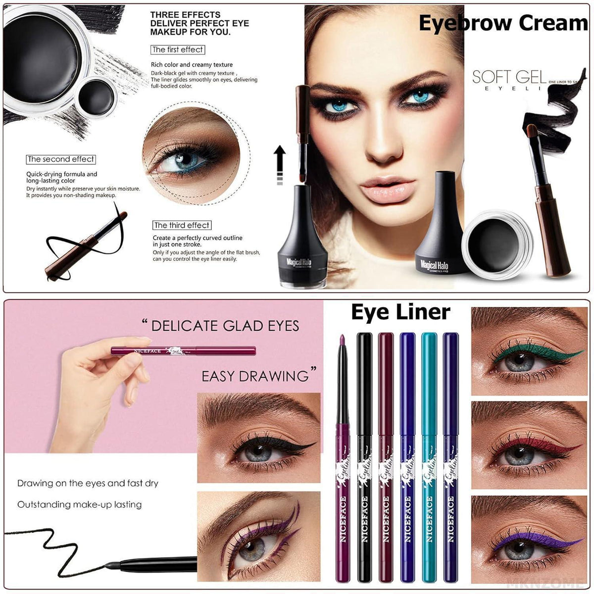 Professionelles Make-up Set 32tlg. – Kosmetik Geschenkset für Frauen