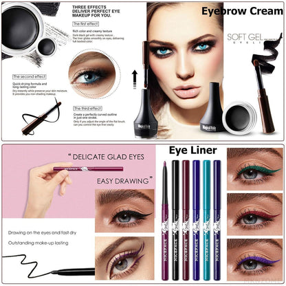 Professionelles Make-up Set 32tlg. – Kosmetik Geschenkset für Frauen