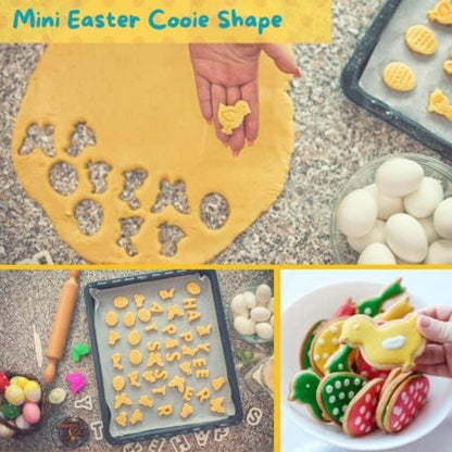 Mini Easter Cookie Cutter Set Stainless Steel Biscuit Set Baking
