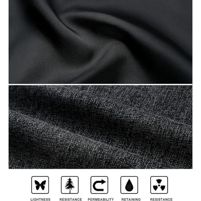 HISDERN Herren Anzugweste Retro Hochzeit Baumwolle