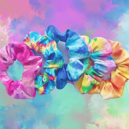 Haargummis Scrunchies Batik DIY Stirnbänder Baumwolle 20 Stk
