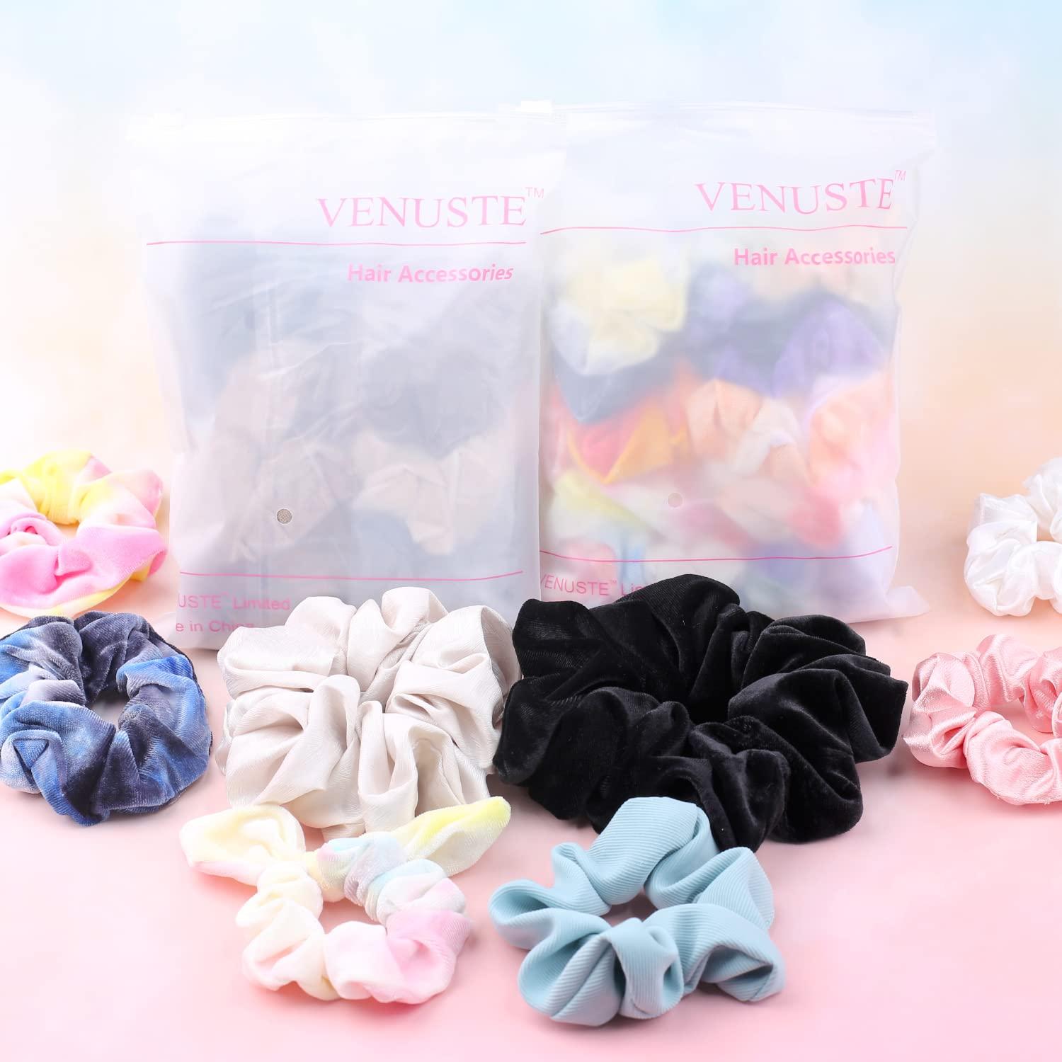 Haargummis Scrunchies Batik DIY Stirnbänder Baumwolle 20 Stk