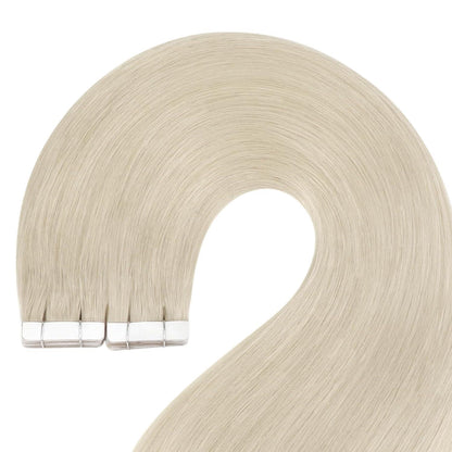 Platinblondes Tape-in Echthaarverlängerung 60cm