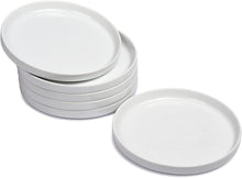 Dessertteller 6er Set Weiße Kuchenteller Porzellan 18 cm