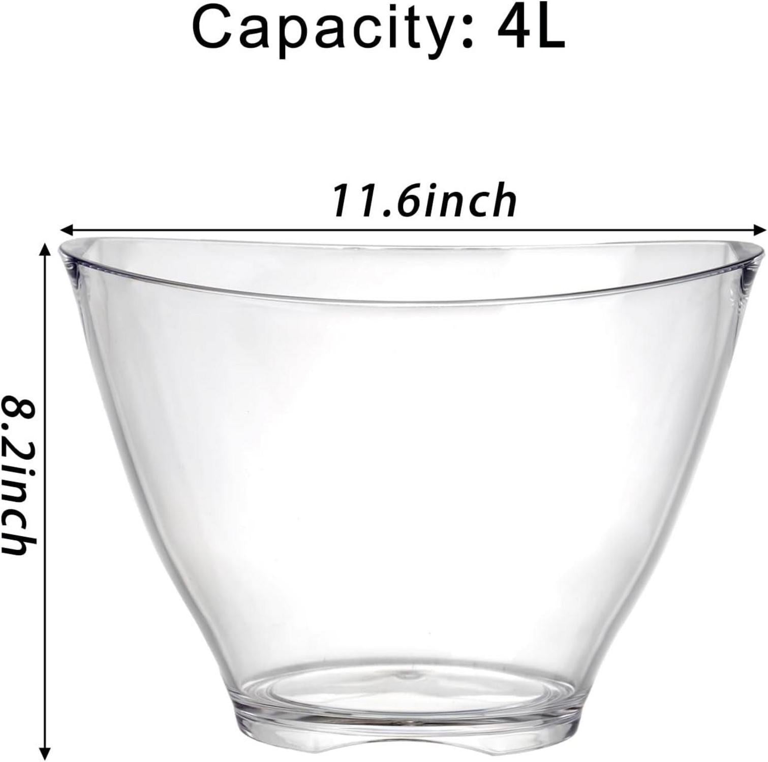 Acryl Eiskübel Champagnereimer 4 Liter transparent Bar