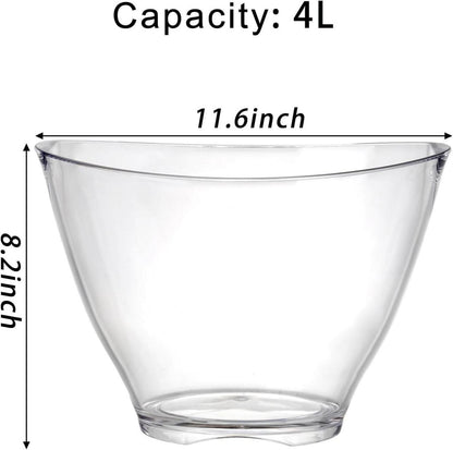 Acryl Eiskübel Champagnereimer 4 Liter transparent Bar