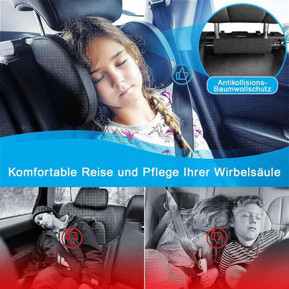 Auto Kopfstütze mit Gedächtnisschaum für Kinder und