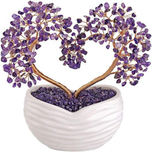 Amethyst Kristallbaum Feng Shui Figur Geldbaum 20-21 cm