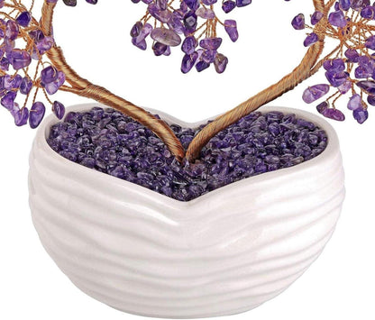 Amethyst Kristallbaum Feng Shui Glücksbringer Geldbaum