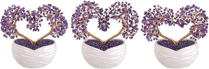 Natürlicher Amethyst Kristallbaum Feng Shui Figur 20-21 cm