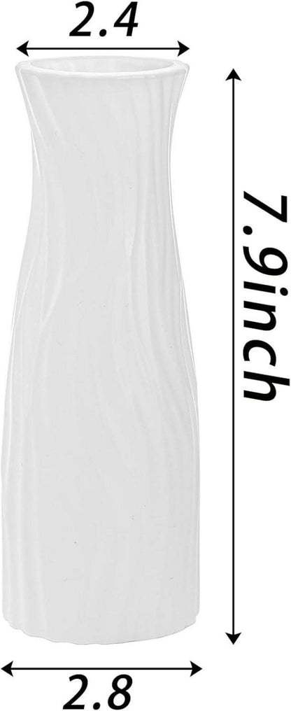 SOUJOY Blumenvasen Verbundkunststoff klein hoch konisch 10