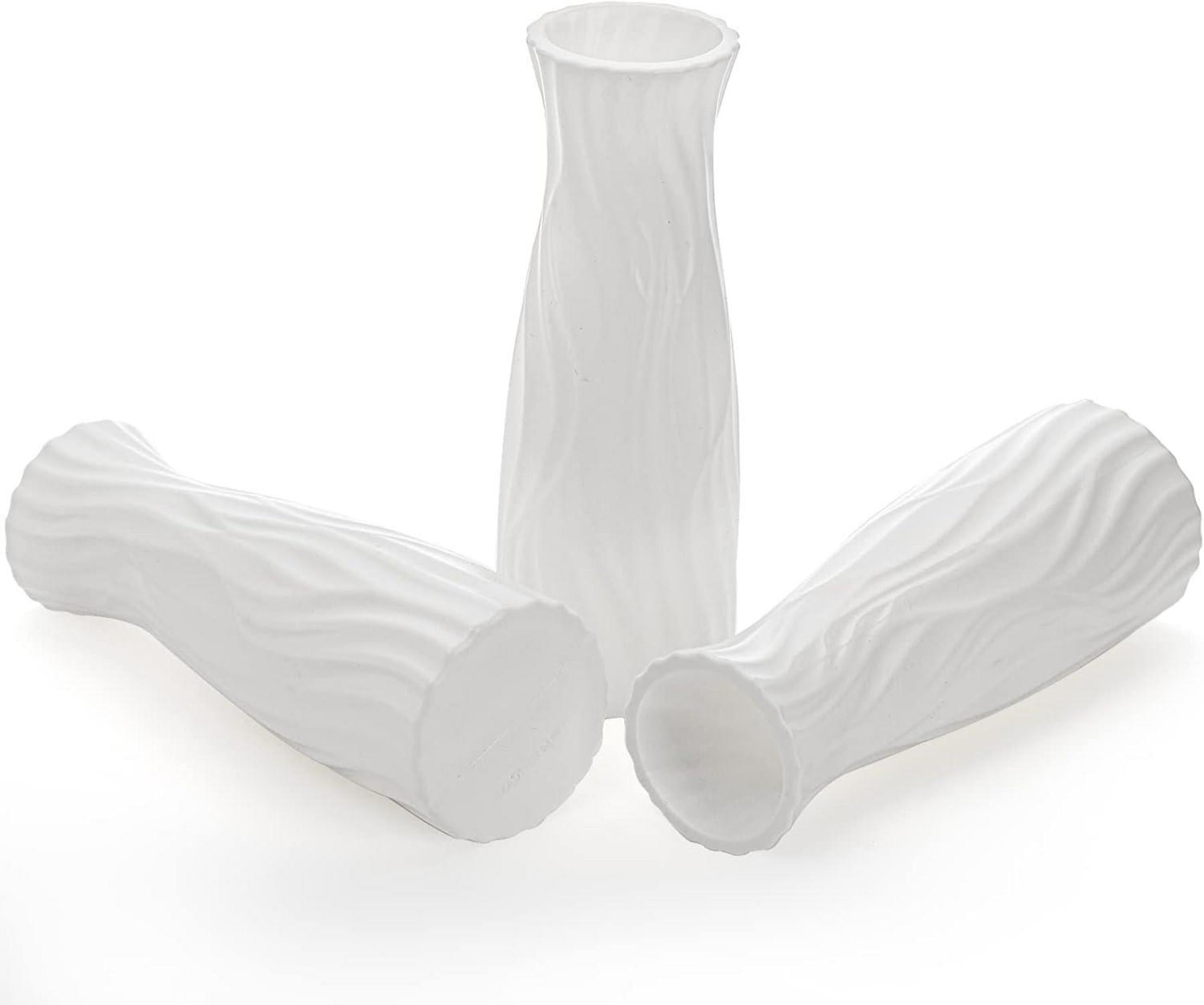 SOUJOY Blumenvase 10er Set Verbundkunststoff klein dekorativ