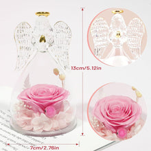 Ewige Rose Engel Figur Geschenk für Frauen Mama Oma