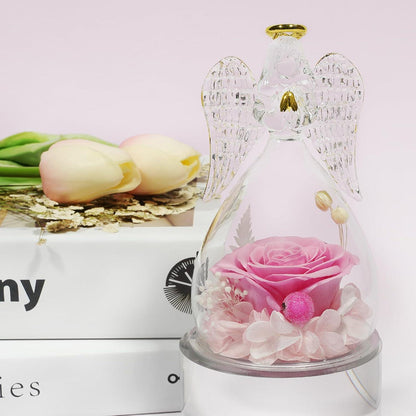 Ewige Rose Engel Figur für Frauen Geschenke Mama Mutter Oma