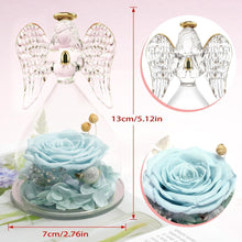 Valentinstag Geschenke für Sie Ewige Rose Gelb Engel Figur