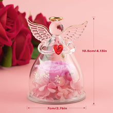 Ewige Rose Engel Geschenk für Mama Oma - Glasrose in