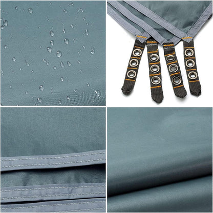 Zeltplane 210D Wasserdicht Camping Tarp für Zeltunterlage 1-4 Personen