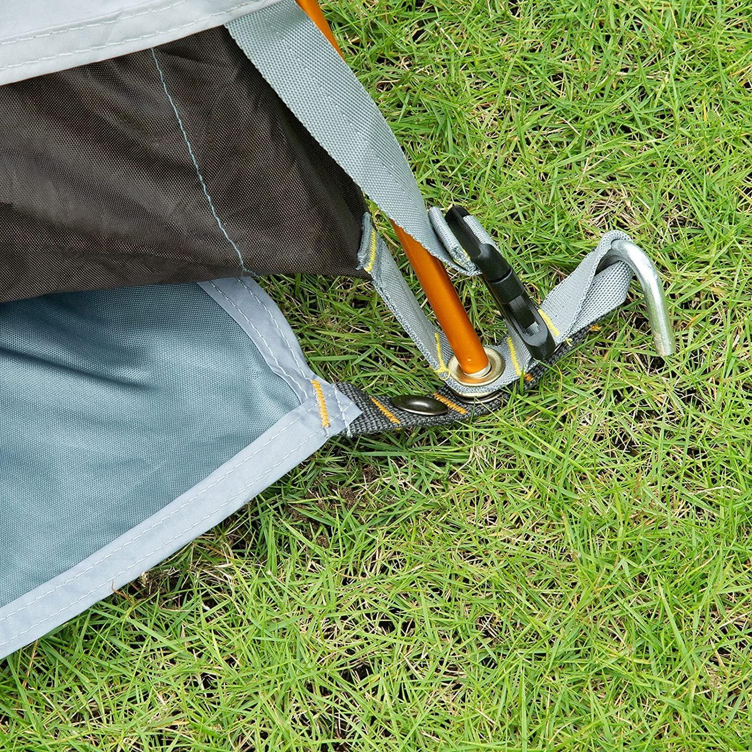 Zeltplane Wasserdicht Camping Tarp 210D Oxford Zeltunterlage 240x140cm