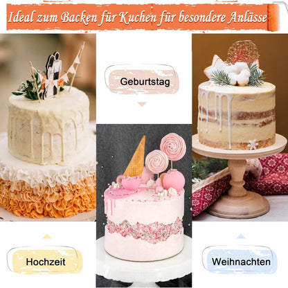 Runde Backform Edelstahl 16cm Tortenform 2er Set 7cm Tief