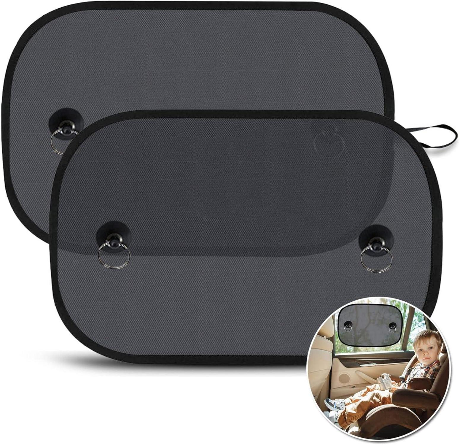 Sonnenschutz Auto Baby Saugnapf 50x30 UV Schutz 2 Stück