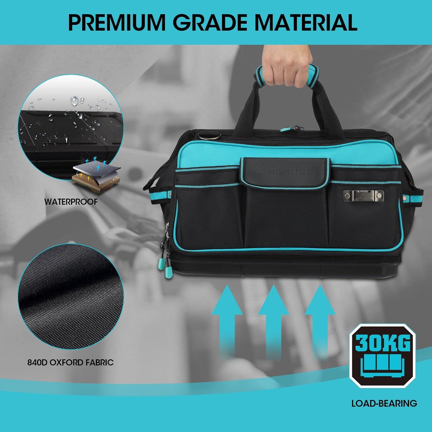 DURATECH Elektriker Werkzeugtasche Wasserdicht 43CM 840D Polyester 32 Taschen