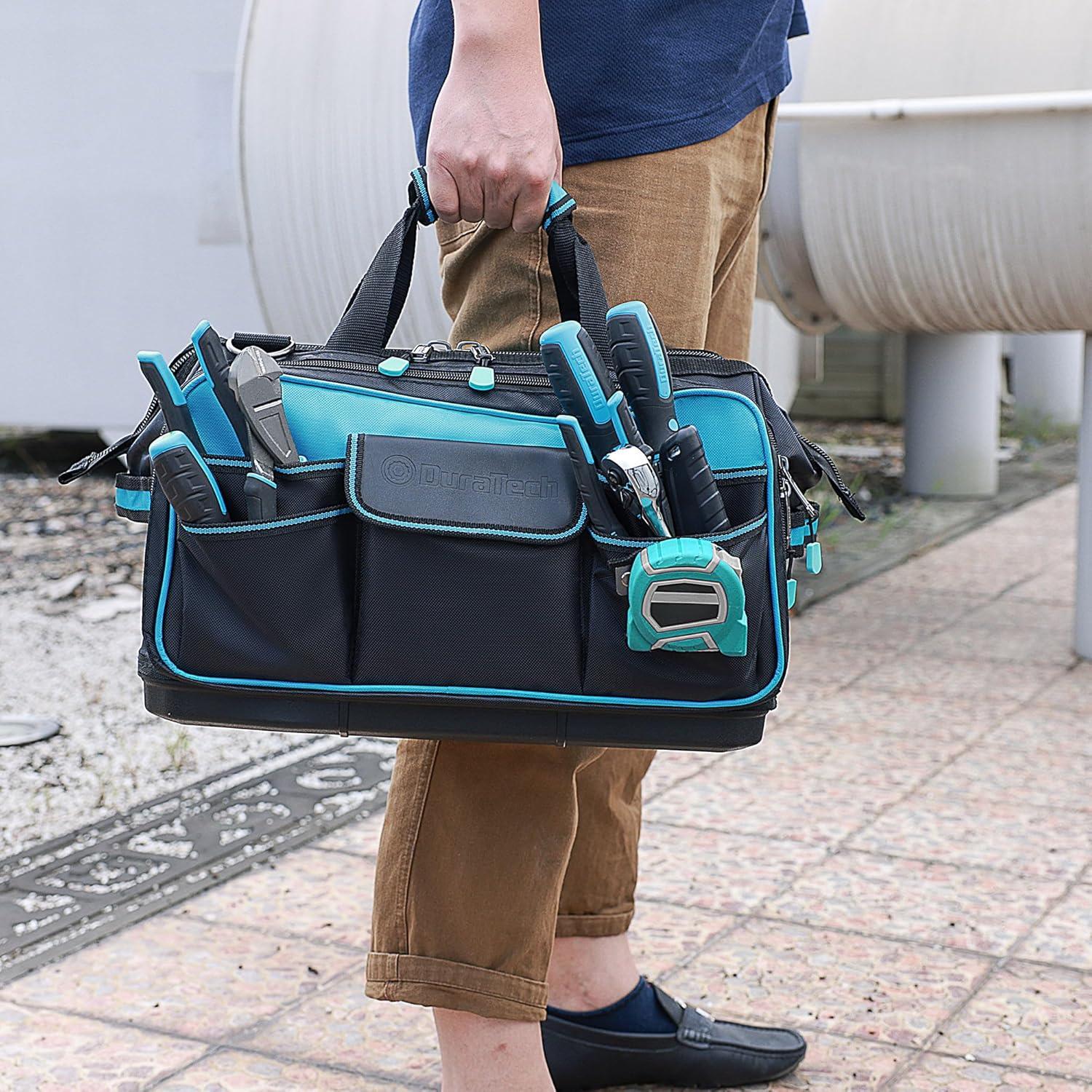 DURATECH Elektriker Werkzeugtasche Wasserdicht 43CM 840D Polyester 32 Taschen