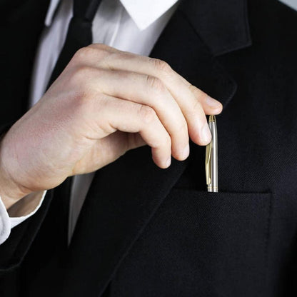 YiliYa 4 Stück Metall Kugelschreiber schwarze Tinte Büro Geschenk