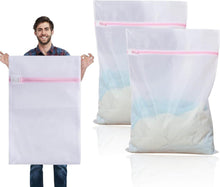 2er Pack XXL Wäschenetz 60x90 cm für Waschmaschine und Trockner