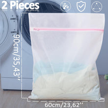 2er Set XXL Wäschenetz 60x90 cm für Waschmaschine